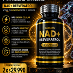 ✨ Resveratrol + NAD Premium 1500mg (60 Cápsulas)💊