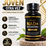 ✨ Resveratrol + NAD Premium 1500mg (60 Cápsulas)💊